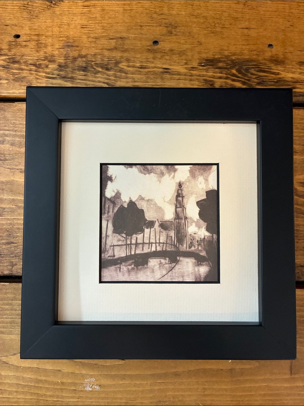 Mark Raven Amsterdam Art "Westeroren" Framed Print